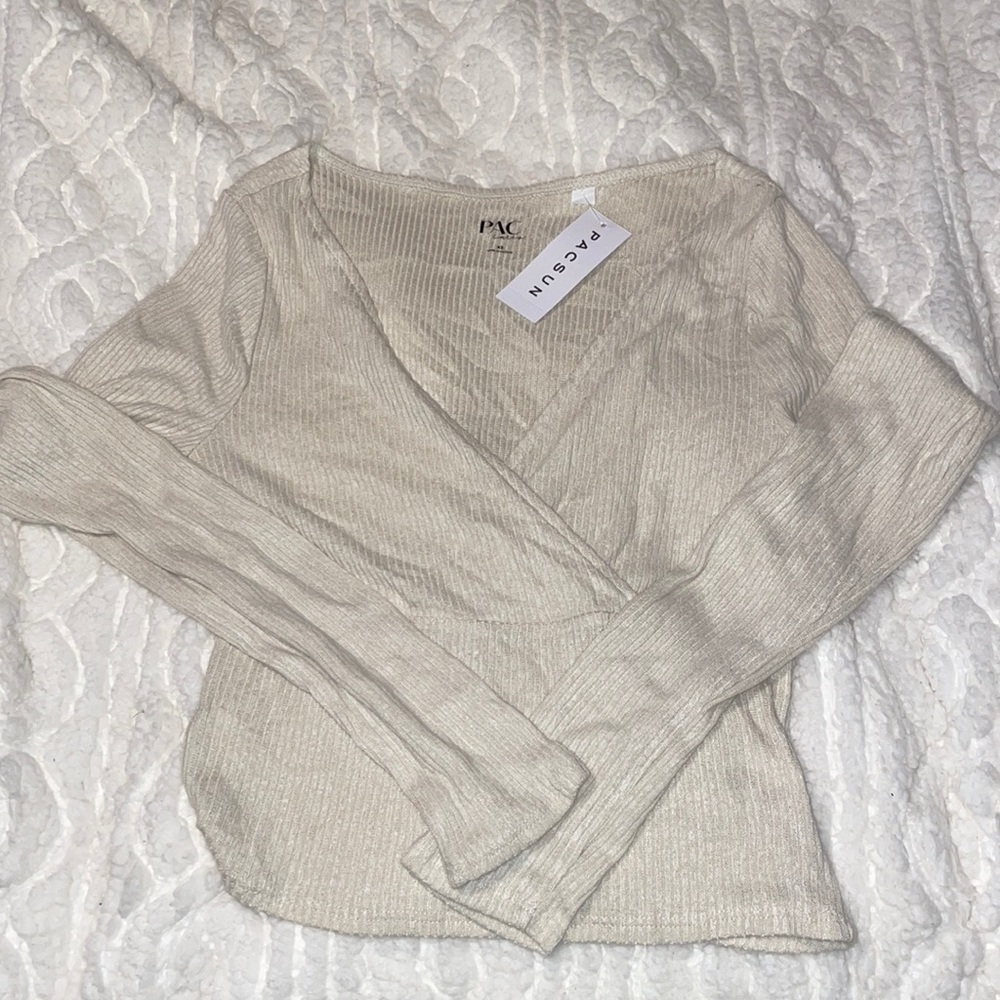 Pacsun wrap front top